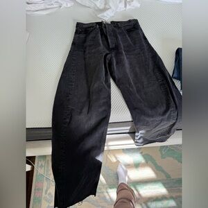 Agolde High Rise Curved Taper